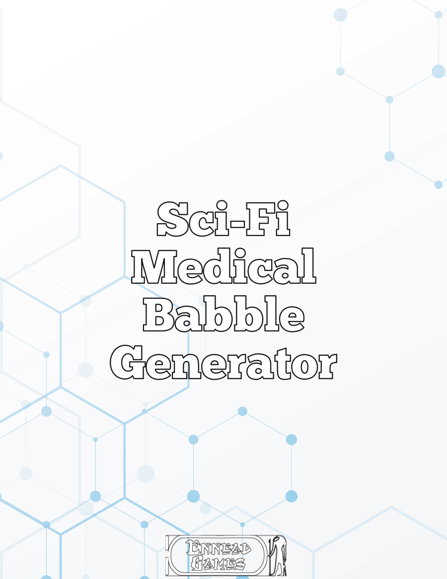 [PDF] Sci-Fi Medical Babble Generator